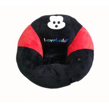 Fotoliu Bebe LovelyBaby Invat Sa Stau In Fundulet XXL 60 cm - Mickey negru rosu