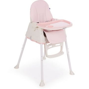 Scaun de masa 2 in 1 Kikka Boo Creamy, Roz