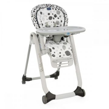 Scaun de masa Chicco Polly Progres 5 in 1, Anthracite, 0 luni+