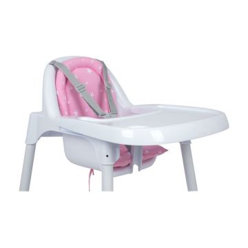 Insert pentru scaun de masa SeviBebe Pink Stars