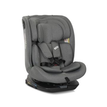 Scaun auto, Lorelli Rodeo, I-Size, Isofix, rotativ, 0 luni-12 ani, 40-150 cm, Grey