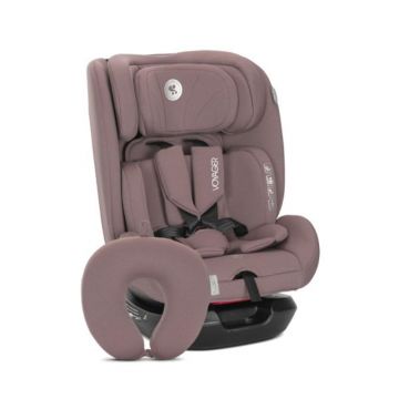Scaun auto, Lorelli Voyager, I-Size, inclusa pernuta de calatorie, 0 luni-12 ani, 40-150 cm, Pink
