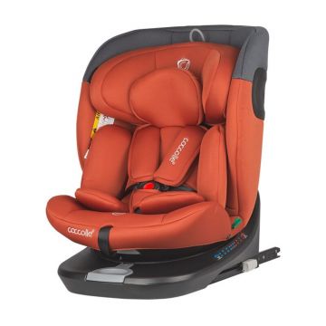 Scaun auto rotativ, Coccolle Atira, iSize 40-150 cm, Cinnamon Brown