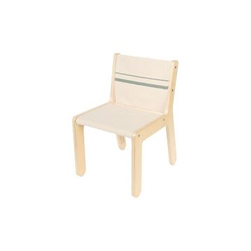 Scaun de copii bej/în culoare naturală Vintage Blue – Lorena Canals