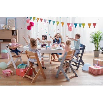 Scaun de masa 3 in 1 Kinderkraft Enock woodenwhite