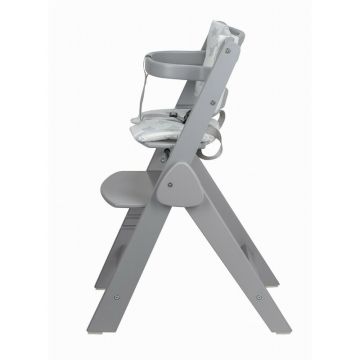 Scaun de masa FreeON Finny FoldGray , 6 luni-15 kg, reglabil pe inaltime, pliabil