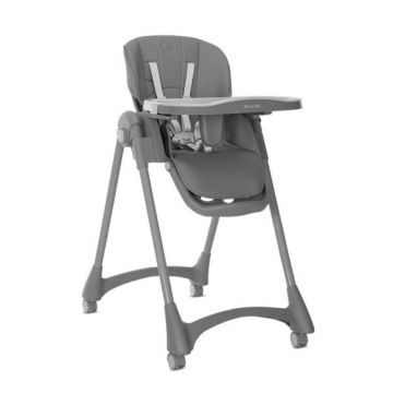 Scaun de masa, Lorelli Tummy Time, reglabil multiple pozitii, roti din silicon, Grey