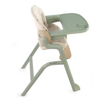 Scaun de masa multifunctional Jane Noah Botanic, de la 6 luni la adult, din lemn fag, husa lavabila, greutate maxima 100 kg