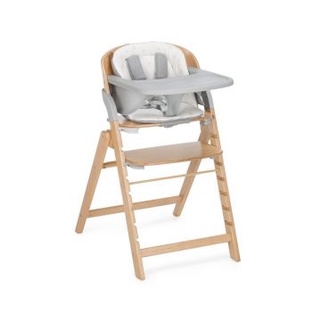 Scaun de masa multifunctional pliabil, Jane, Forest, De la 6 luni la adult, Din lemn fag, Greutate maxima 100 Kg, Mist