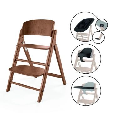 Scaun de masa pentru copii Cybex Click  Fold 4 in 1 Natural Dark