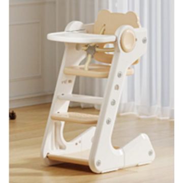 Scaun de masa pentru copii Nichiduta Garden Brown Bear, utilizare multipla, cu tavita reglabila si detasabila, spatiu de depozitare, dimesniune 87 x 45 x 56 cm