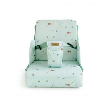 Scaun de masa portabil Funny Farm 2 in 1, design multifunctional, geanta de mana, centura de siguranta