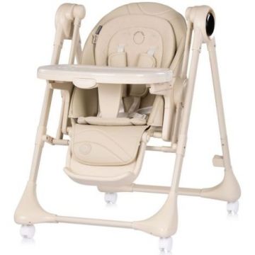 Scaun de masa si leagan electric Chipolino Master Class 2 in 1 latte