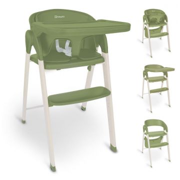 Scaun de masa transformabil BabyGo Levels, Khaki