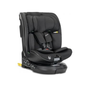 Scaun auto, Lorelli Solaris, I-Size, Isofix, picior de sprijin, rotativ 360, 40-150 cm, Black