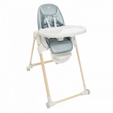 Scaun de masa multifunctional, Chicco, Polly Armonia, Transformabil in balansoar, Reglabil pe inaltime in 9 pozitii, Spatar si suport de picioare ajustabile, Pana la 40 kg, Pliabil, 0- 3 ani, Verde